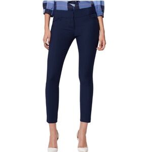 New York & Company Navy Audrey Cropped Pants